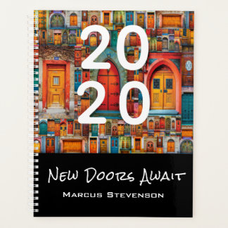 Agenda Patrón de puerta de época abstracto Esperan nuevas