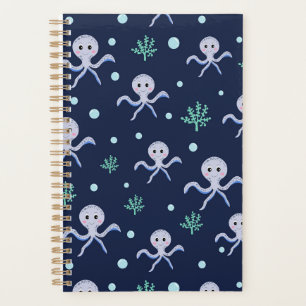 Agenda Patrón de pulpo bajo el mar