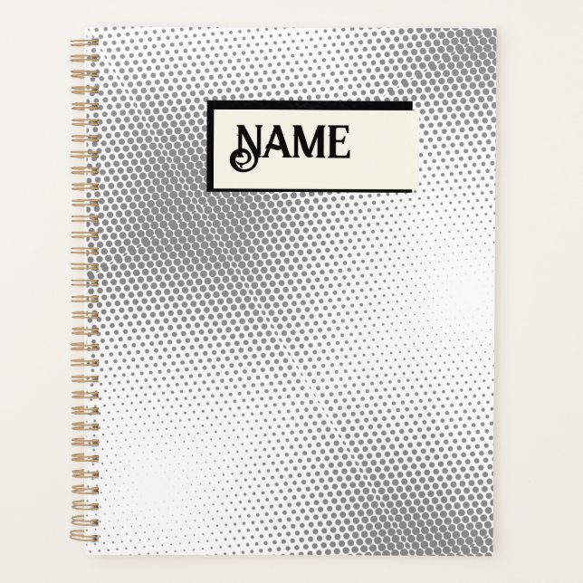 Agenda  Patrón de rayas punteadas  (Anverso)