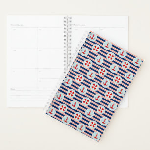 Agenda Patrón De Rayas Y Puntos Náuticos