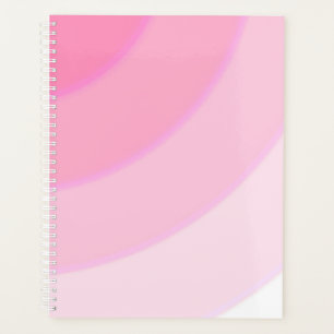 Agenda Patrón de remolino rosa oscuro pastel