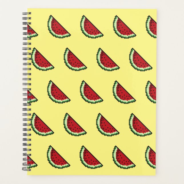 Agenda Patrón de sandía de píxeles (Anverso)