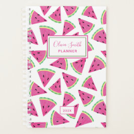 Agenda Patrón de sandía personalizado