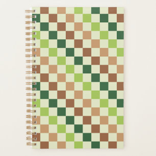 Agenda Patrón de tablero de ajedrez diagonal de arcoíris