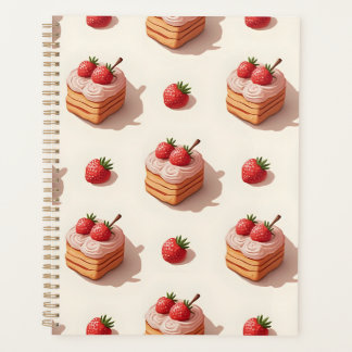 Agenda Patrón de tartas de fresa Planeadores