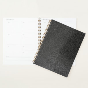 Agenda patrón de textura de cuero