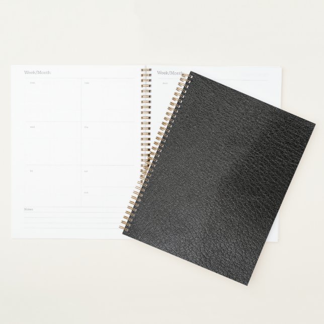 Agenda patrón de textura de cuero (Demostración)