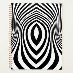 Agenda Patrón de textura de impresión de piel de cebra