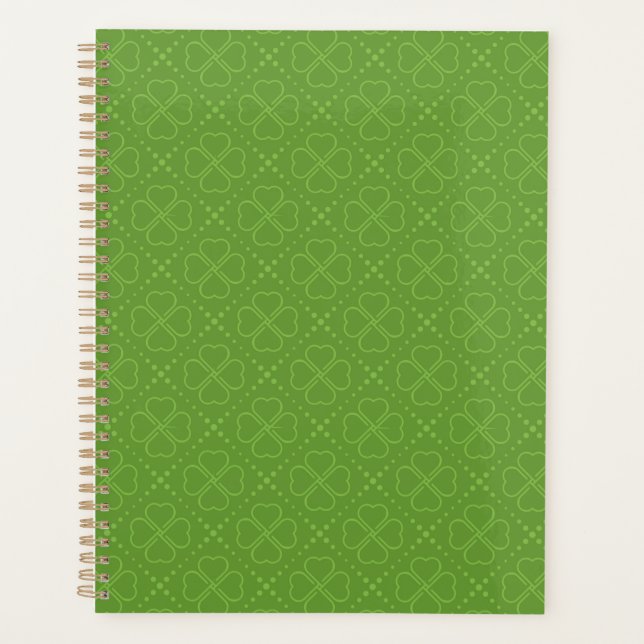 Agenda Patrón de trébol cardíaco (Anverso)