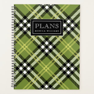 Agenda Patrón de trenzado irlandés verde