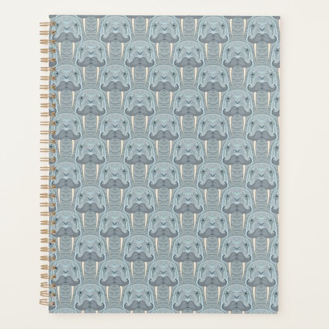 Agenda Patrón de Walrus Mustache (Anverso)