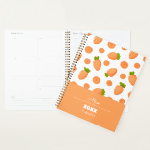 Agenda Patrón de zanahorias pequeñas y rodajas