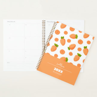 Agenda Patrón de zanahorias pequeñas y rodajas