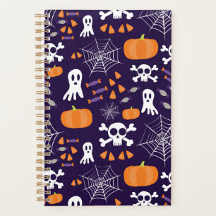 Agenda Patrón divertido de Halloween