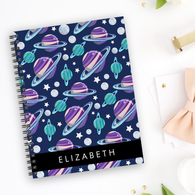 Agenda Patrón espacial, planetas, estrellas, galaxia, tu  (Subido por el creador)