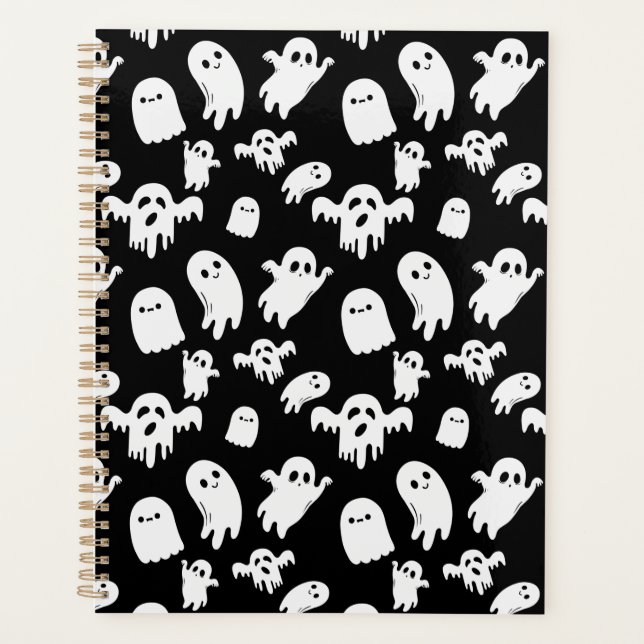 Agenda Patrón fantasma de Halloween (Anverso)