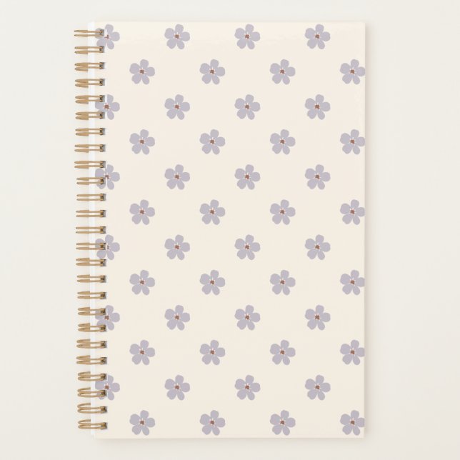 Agenda Patrón Floral (Anverso)