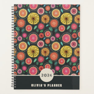 Agenda Patrón floral de Boho