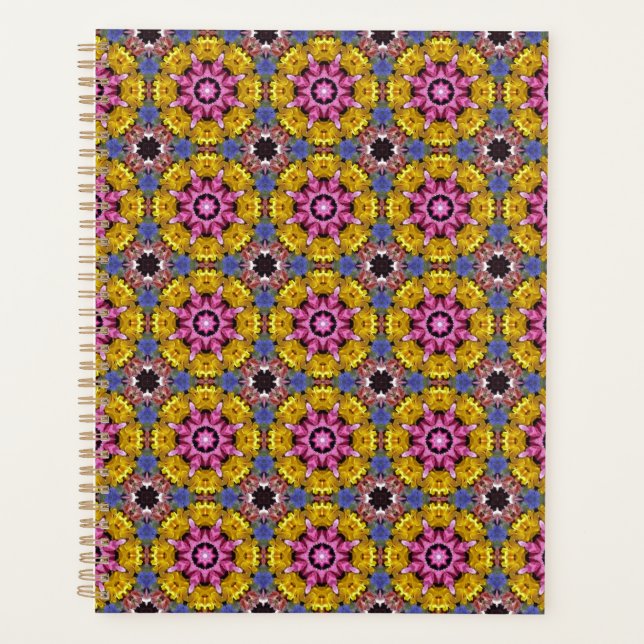Agenda Patrón floral de verano (Anverso)