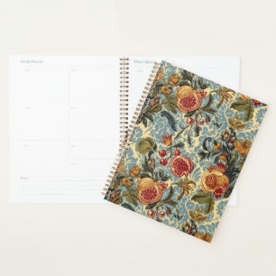 Agenda Patrón floral de William Morris Fruit Pomegranate