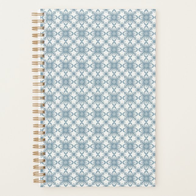 Agenda Patrón floral escandinavo (Anverso)