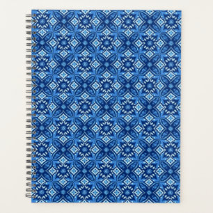 Agenda Patrón floral geométrico de Boho elegante