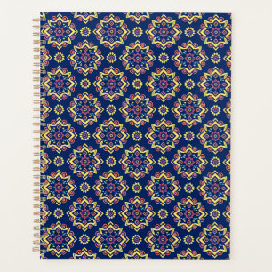 Agenda Patrón floral geométrico de Moda Boho