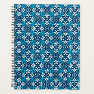 Agenda Patrón floral geométrico decorativo