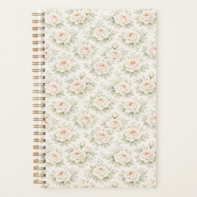 Agenda Patrón floral nupcial (Anverso)