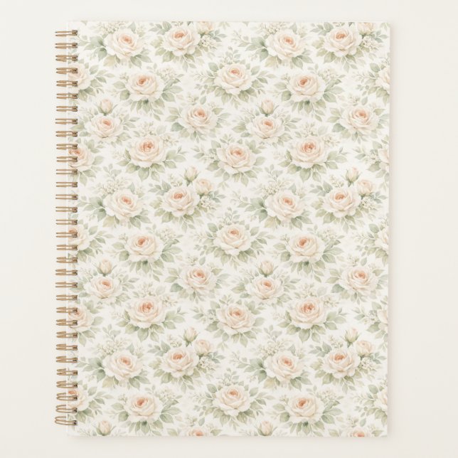 Agenda Patrón floral nupcial (Anverso)