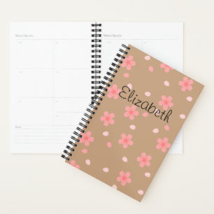 Agenda Patrón floral Sakura Cherry Blossom