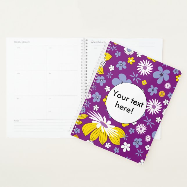 Agenda Patrón floral sin foco (Demostración)