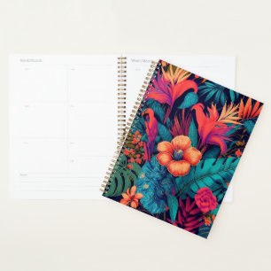 Agenda Patrón floral tropical rico