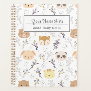 Agenda Patrón floral, un ramo de flores coloridas