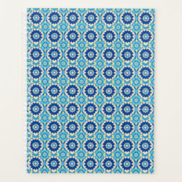 Agenda Patrón floral vibrante de la Moda Boho