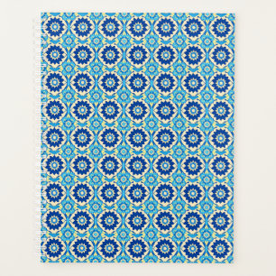 Agenda Patrón floral vibrante de la Moda Boho