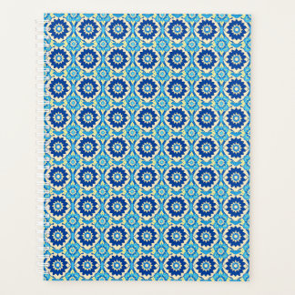 Agenda Patrón floral vibrante de la Moda Boho