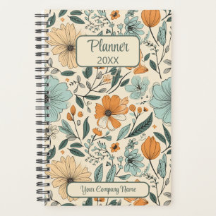 Agenda Patrón Floral Vintage