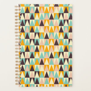 Agenda Patrón geométrico de triángulos multicolores