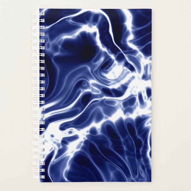 Agenda Patrón giratorio azul (Anverso)