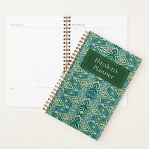 Agenda Patrón Ikat de Lotus - El Lotus blanco