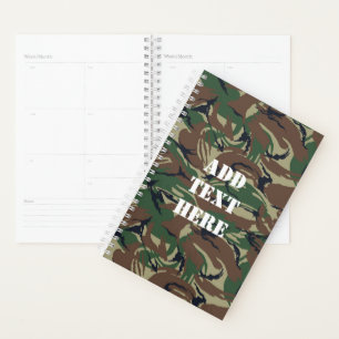 Agenda Patrón militar de la banda de tigre de camuflaje