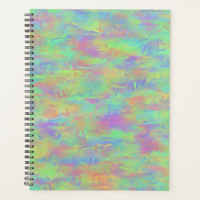 Agenda Patrón multicolor abstracto (Anverso)