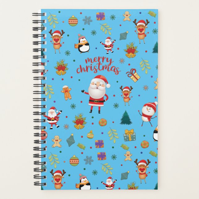 Agenda Patrón navideño (Anverso)