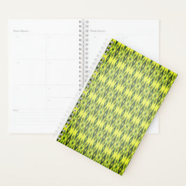 Agenda Patrón negro y amarillo