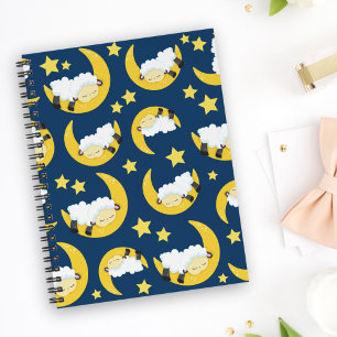 Agenda Patrón ovino, oveja durmiente, luna, estrellas