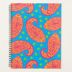 Agenda Patrón Paisley colorido