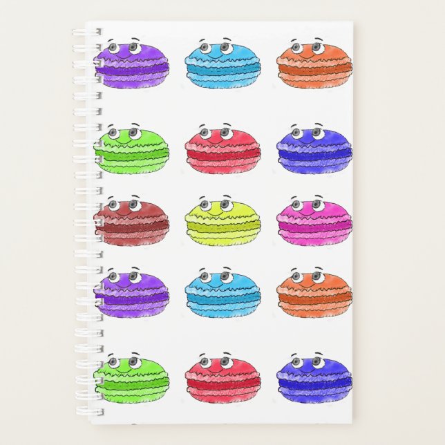 Agenda Patrón Personalizado de Macaron (Anverso)