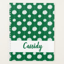 Patrón Pom Pom de animadores verdes