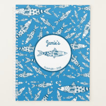 Patrón portugués de sardinas de Lisboa Azulejos az